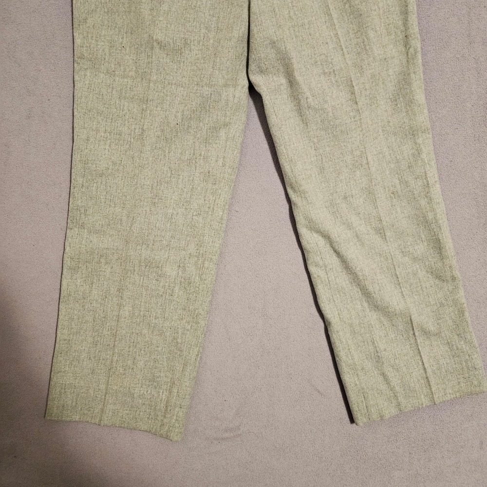 Pendleton Wool Pants Vintage High Waist Trousers Career Work Office Sage Green 8 - Picture 6 of 10